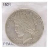 1921 Peace dollar
