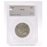 1964 Kennedy half SEGS MS65
