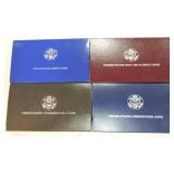 US mint lot: 1986 Liberty dollar & half proof,