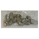 Lot of 121 silver dimes