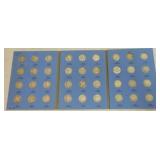 Washington quarter album 1946-59, 36 coins