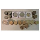 US dollar lot: 5 Ike, 43 SBA, 21 Sacagawea,