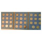 Franklin half album 1948-63, complete, 35 coins