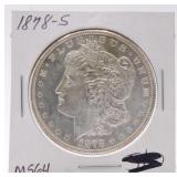 1878-CC Morgan dollar, MS64