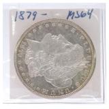 1879 Morgan dollar, MS64