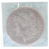 1893-CC Morgan dollar