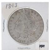 1893 Morgan dollar