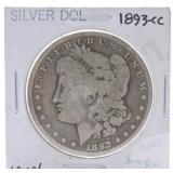 1893-CC Morgan dollar