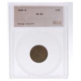 1924-D Lincoln cent SEGS XF45