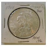 1968 Olympic Mexico 25 Pesos