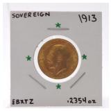 1913 gold Sovereign