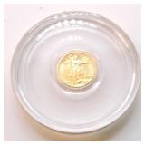 24kt gold $20 St. Gaudens miniature