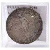 1901B Britannia Trade dollar