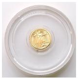 24kt gold $20 St. Gaudens miniature