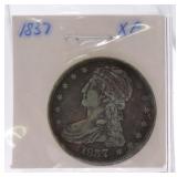 1837 Bust half XF