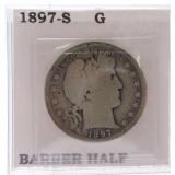 1897-S Barber half, G