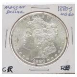 1880-S Morgan dollar, MS60