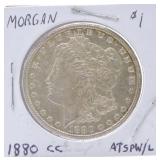 1880-CC Morgan dollar, BU