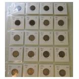 Coin lot: 6 Indian cents, 34 Buffalo nickels,