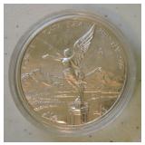 2002 Mexico silver round
