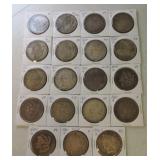 Lot of 18 Morgans and 1 Peace dollar