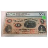 Obsolete bank note Allegant County Bank,