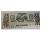 Obsolete bank note Winchester VA Bank of