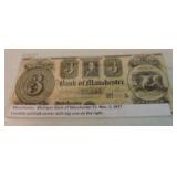 Manchester MI Obsolete bank note