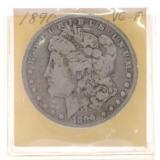 1890-CC Morgan dollar, VG
