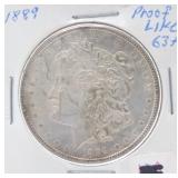 1889 Morgan dollar