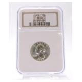 1958 Washington quarter NGC MS66
