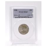 1948 Washington quarter PCGS MS65