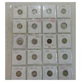 Page of 20 Mercury dimes