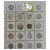 Page of 20 Walking Liberty halves