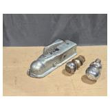 Straight Tongue Coupler Hitch,  2 5/16 Ball and a