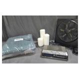 Towel Set, Electric Fan, Candle Gift Set, GE