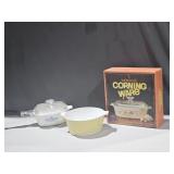 CorningWare Lot: 2 qt NIB , 1.5 qt, 1.75 qt