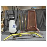 Sprayer, Blades, Saws, Square and More