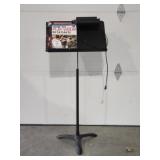 Music Stand with 2 Books, Light, Sheet Music