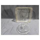 Pyrex Square Dish # 222, Lid # 622 C
