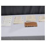 WWII War Ration Books: 4 of each
