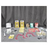 Garage Lot, Hinges, S-Hooks, Chains, Screws and