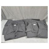 U.S. NAVY 2 Sets of Blue Dress Shirts (16 X 34)