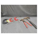 Multipurpose Tool, Hammer, Clamps