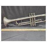 Silver Plated Trumpet,  possibly a older model