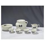 Hall Silhouette Tavern Pretzel Jar, Bowl,