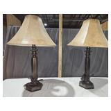 Pair of Table Lamps with Shades