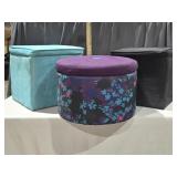 2 Square Storage Boxes,  1 Round Storage