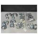 (2) 1/2ï¿½ eye slip hook (2) 1/2ï¿½ clevis grab hook