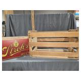 Colts Melon Crate and Strohs Beer Box